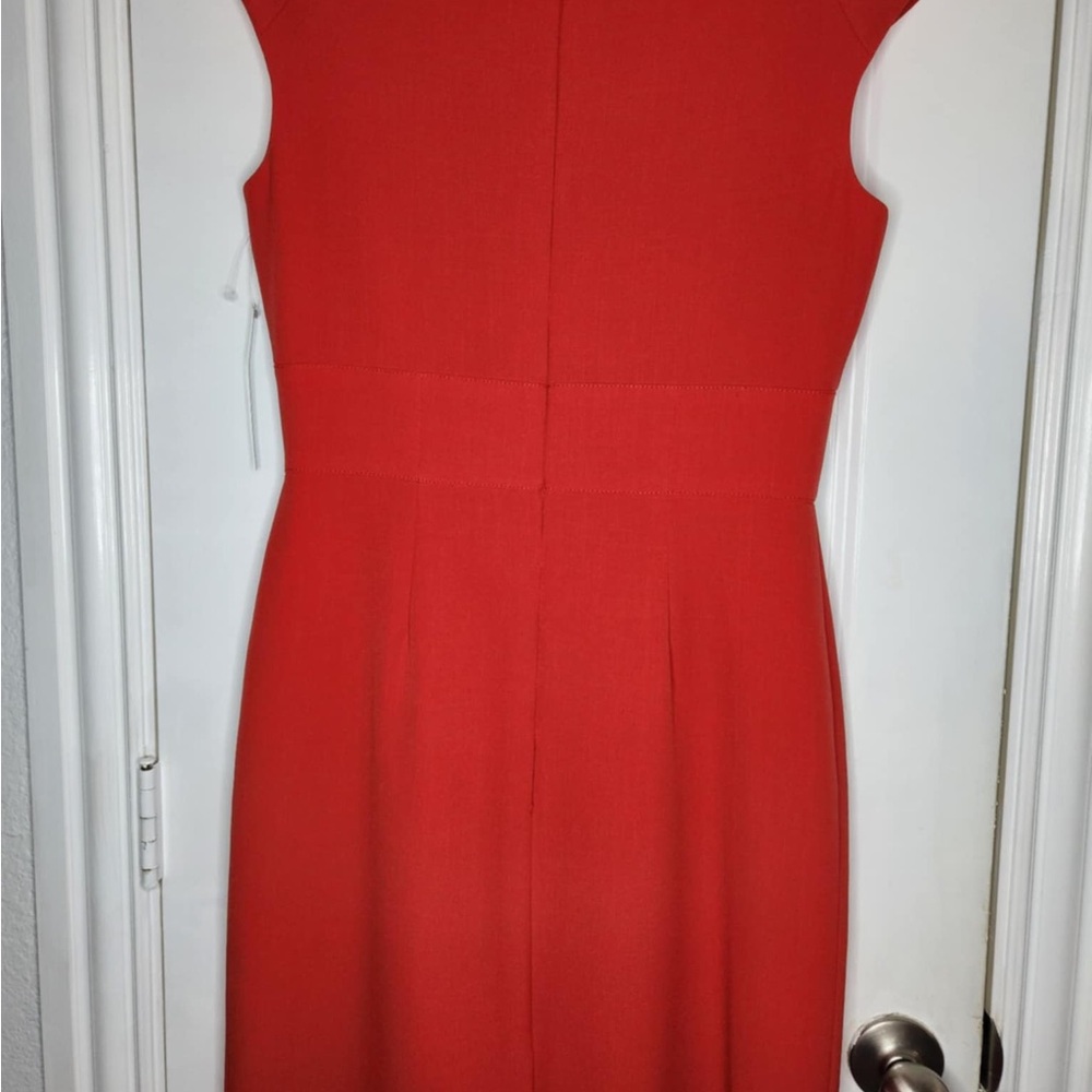 Tahari ASL Vibrant Red Dress - Picture 5 of 7